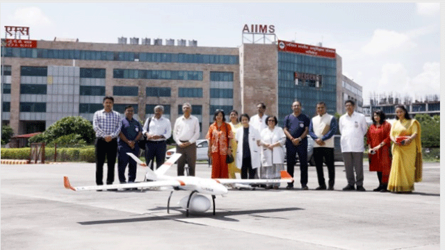 विश्व हृदय दिवस के अवसर पर एम्स ने हाईपरटेंशन और मधुमेह की दवा ऋषिकेश से चम्बा ड्रोन से पंहुचायी विश्व हृदय दिवस के अवसर पर एम्स ने हाईपरटेंशन और मधुमेह की दवा ऋषिकेश से चम्बा ड्रोन से पंहुचायी