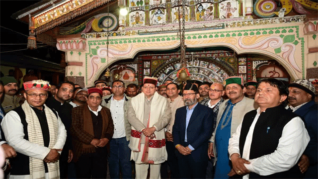 सीएम पुष्कर सिंह धामी का त्यूणी दौरा,हनोल मंदिर में महासू देवता का लिया आशीर्वाद