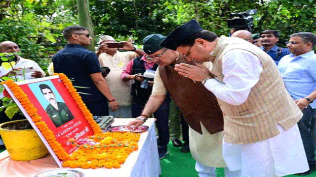 मुख्यमंत्री पुष्कर सिंह धामी ने किया शहीद सम्मान यात्रा 2 का शुभारम्भ