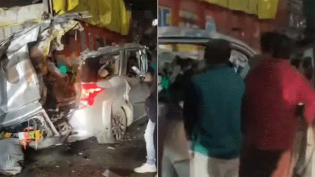 Horrific road accident on Rishikesh-Haridwar road
