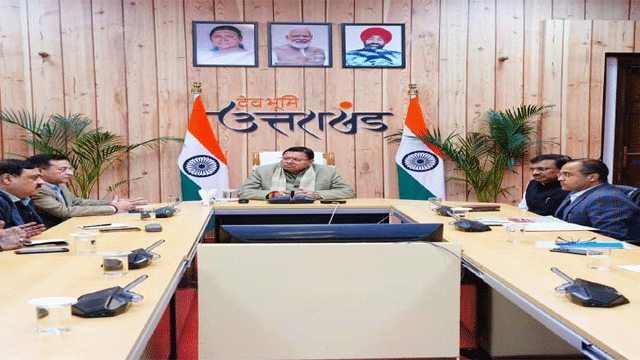मुख्यमंत्री धामी ने कानून व्यवस्था को लेकर उच्च स्तरीय बैठक ली