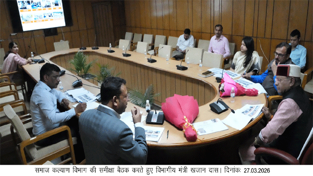 Social Welfare Minister Khajan Das