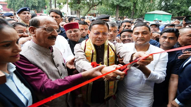 मुख्यमंत्री धामी ने 2.32 करोड़ से जुगमन्दर हॉल का लोकार्पण किया, पार्कों और कैनाल निर्माण कार्यों की शुरुआत